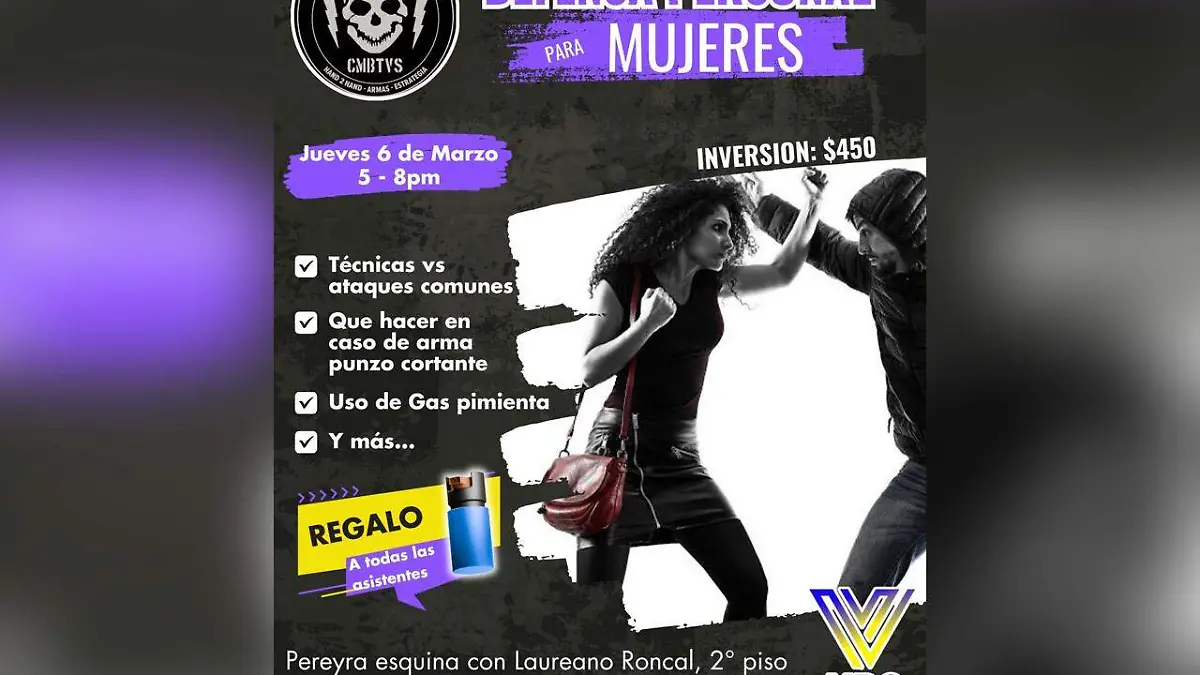 Habrá en Durango un curso de defensa personal para mujeres; ¿quieres participar?