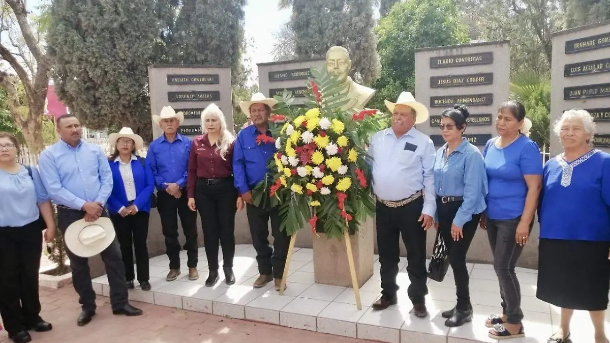 En el hemiciclo de los 21 Generales ejidatarios