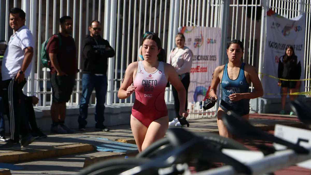 Triatlón etapa estatal en Durango 