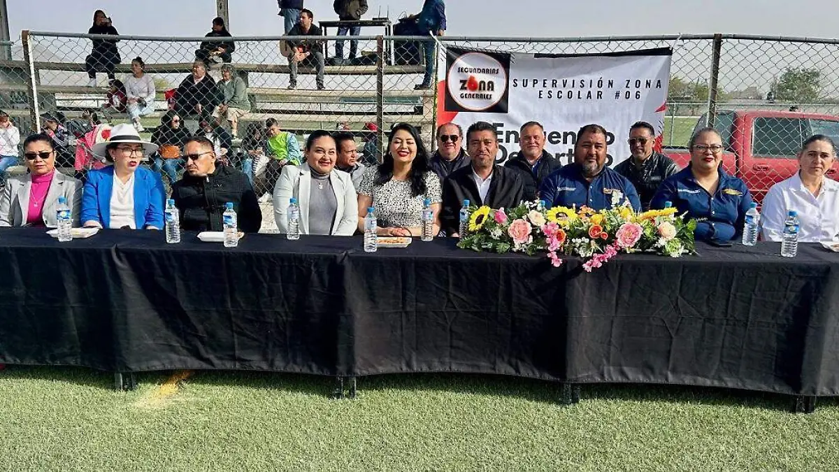 La secundaria "Severino Ceniceros" fue sede del Encuentro Deportivo zona escolar 06