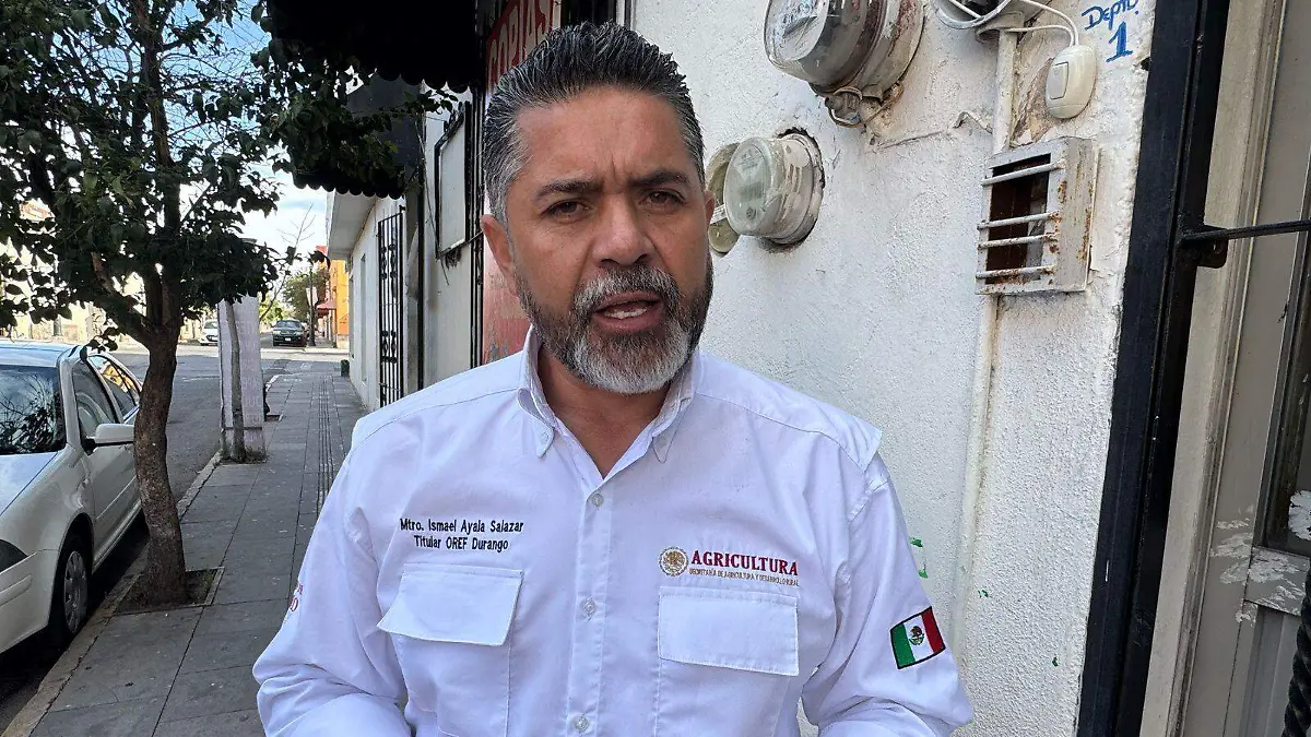Israel Ayala Salazar, representante de la Secretaría de Agricultura y Desarrollo Rural federal