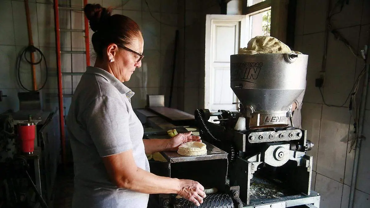 Venta de tortillas en Durango