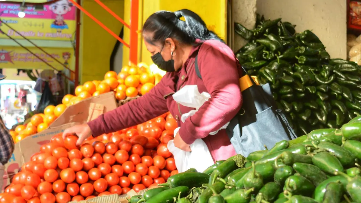 Venta de verdura en Durango capital