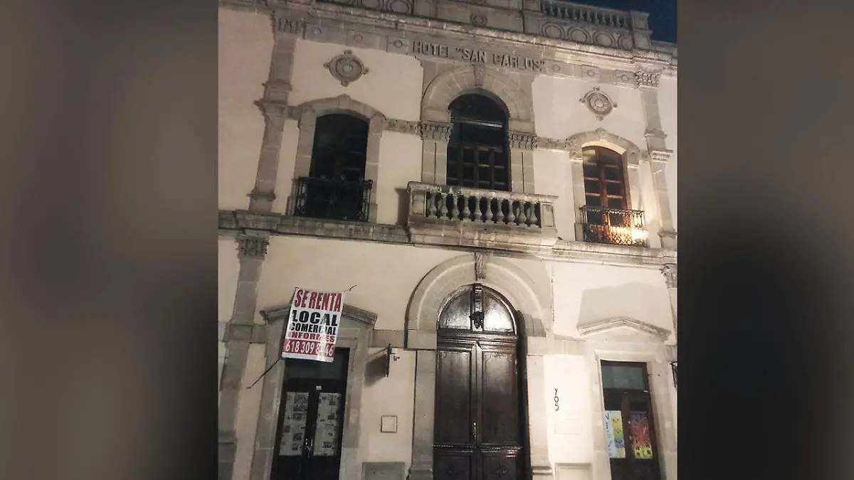 Ponen en venta inmueble de conocido hotel antiguo en Durango