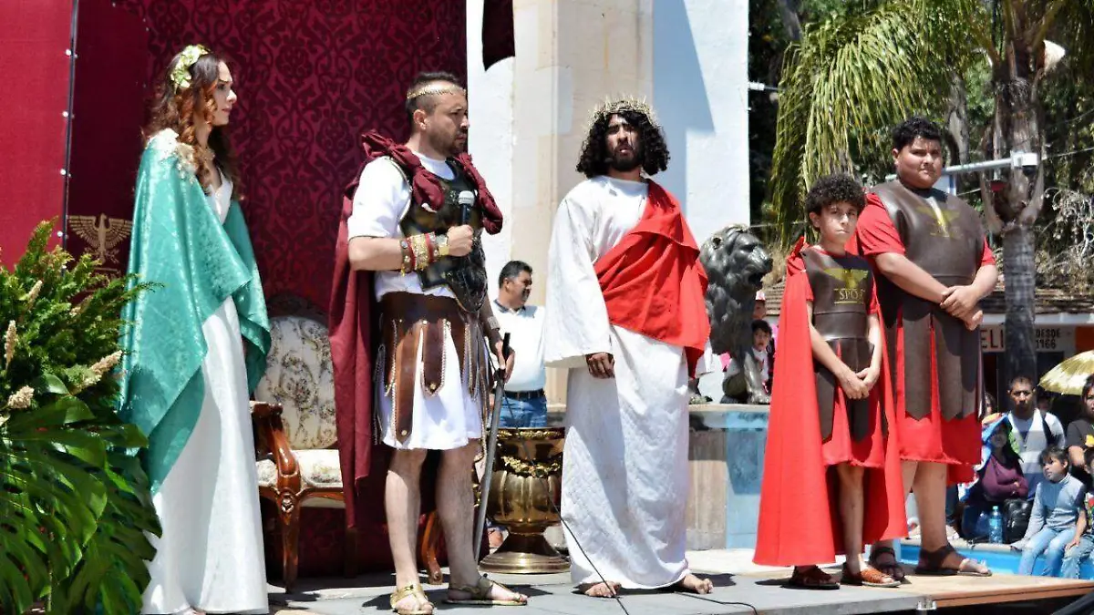 Viacrucis viviente de Nuestra Señora de Los Ángeles en Durango 