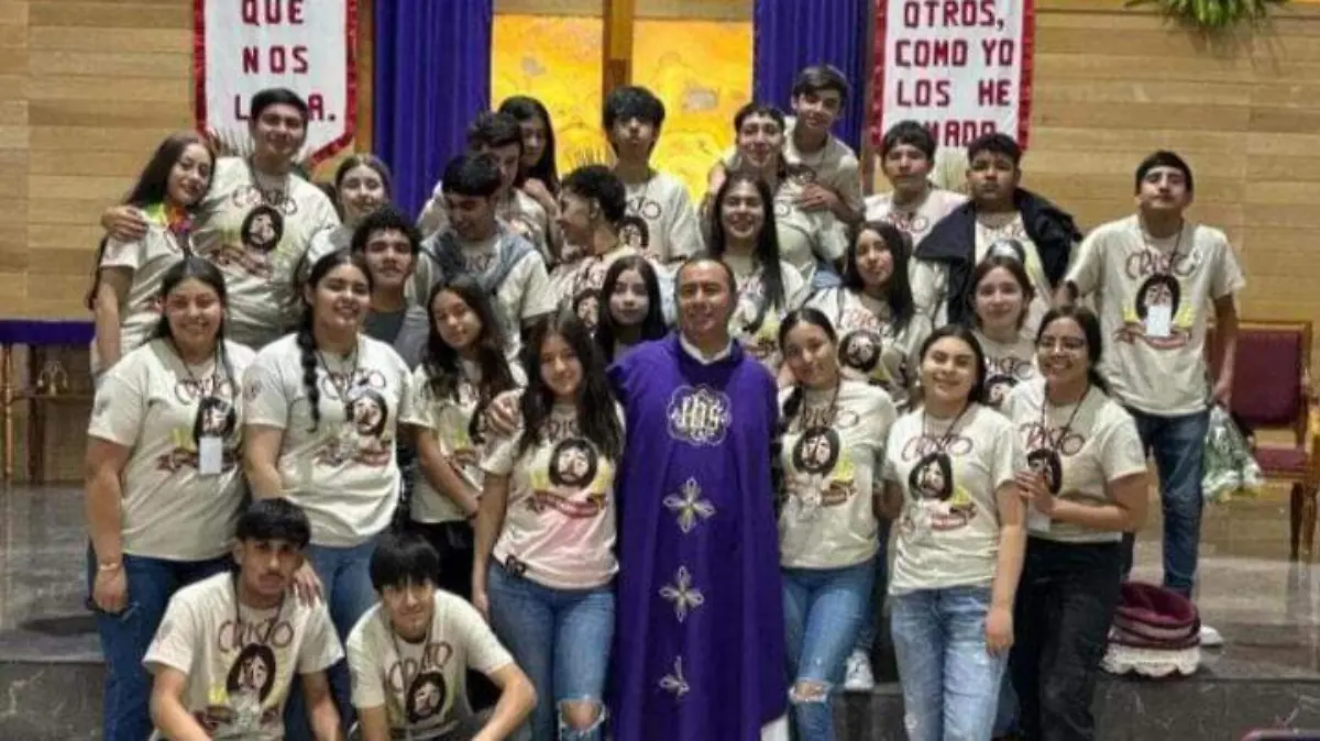 El párroco Rafael Villarreal