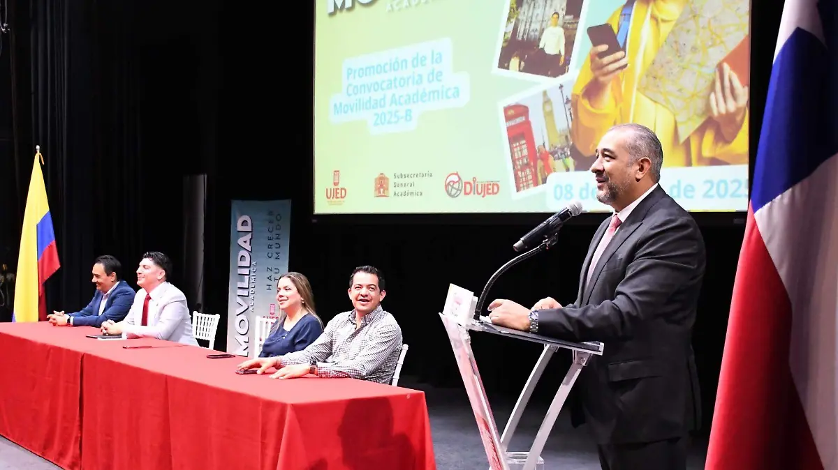 UJED promueve la convocatoria de movilidad académica para el semestre B 2025 2
