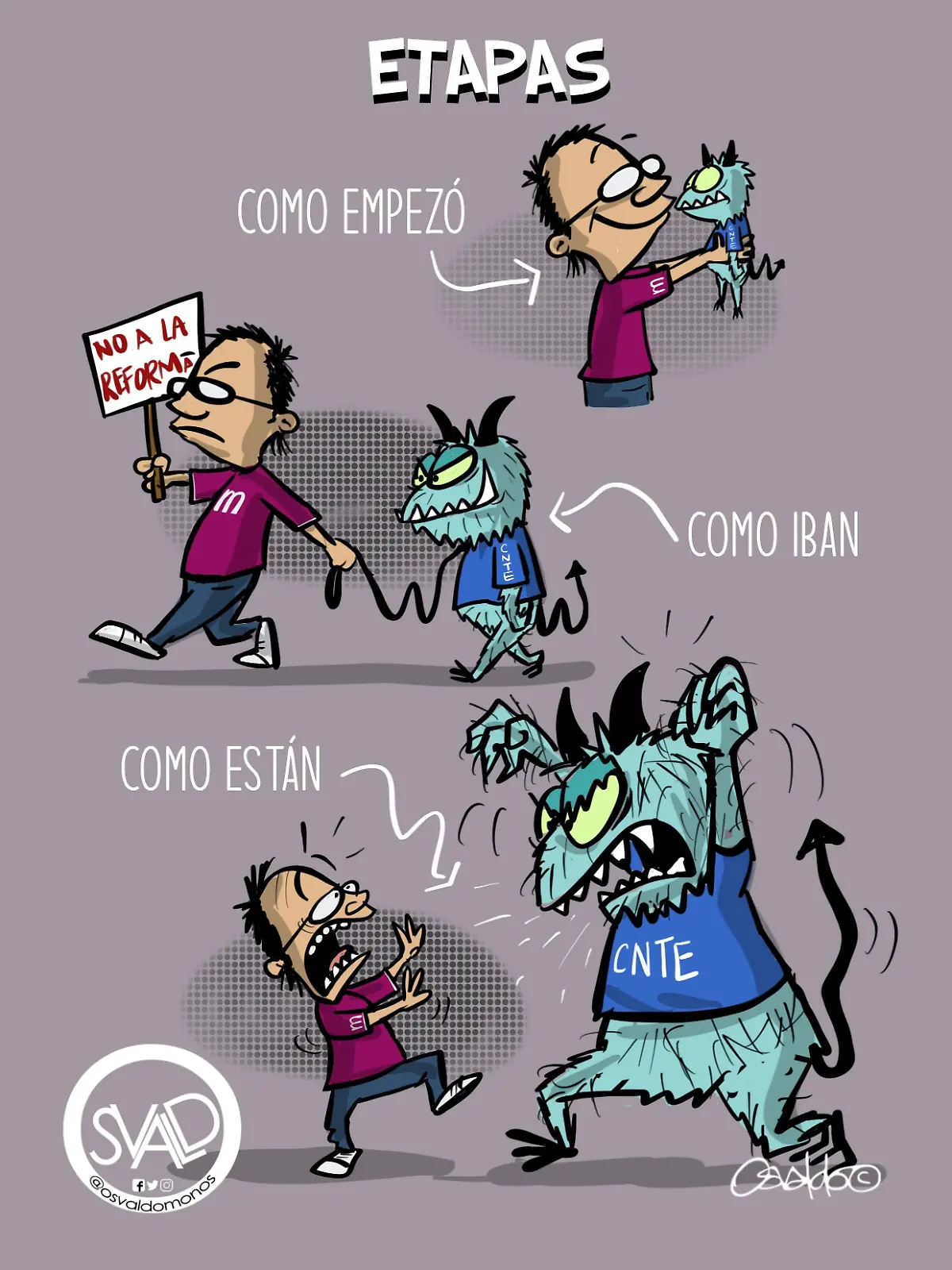 cartón OSVALDO