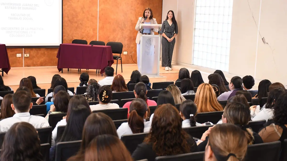 Décimo Encuentro de la Práctica Escolar fortalece la formación en Trabajo Social en la UJED 2