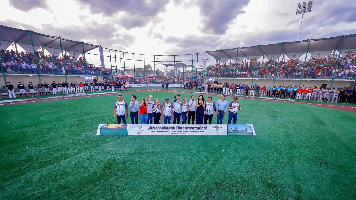 En casa los sueños se cumplen; Durango tiene nuevo estadio de beisbol