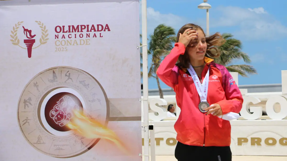 Emilia da la cara por Durango, plata en duatlón