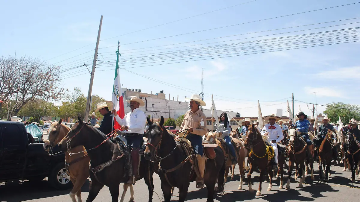 Aspecto de cabalgata