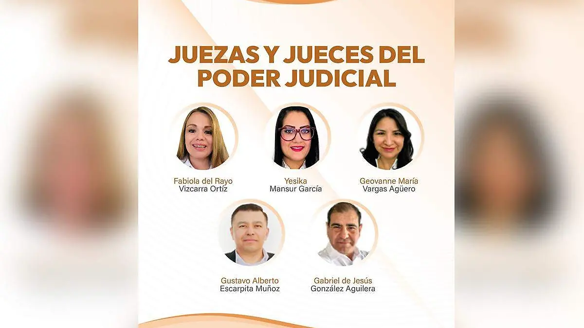 Juezas y jueces del Poder Judicial de Durango Región 2
