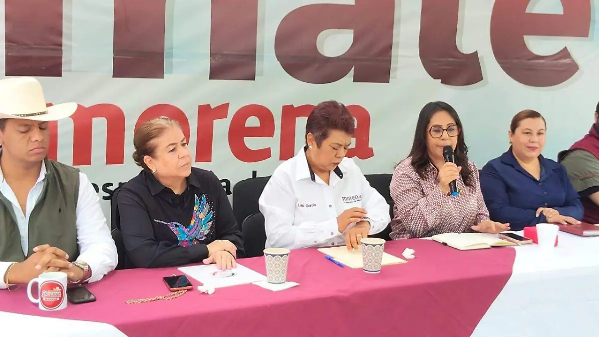 Rueda de prensa del comité directivo estatal de MORENA
