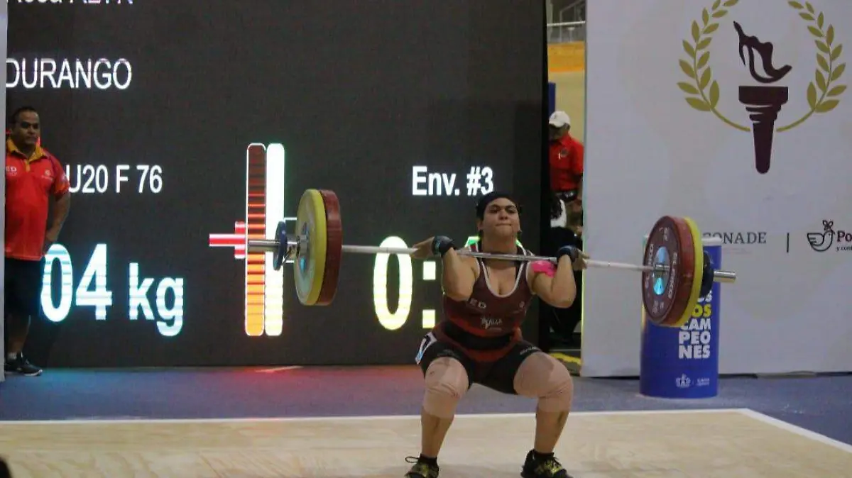 levantamiento de pesas Olimpiada Nacional