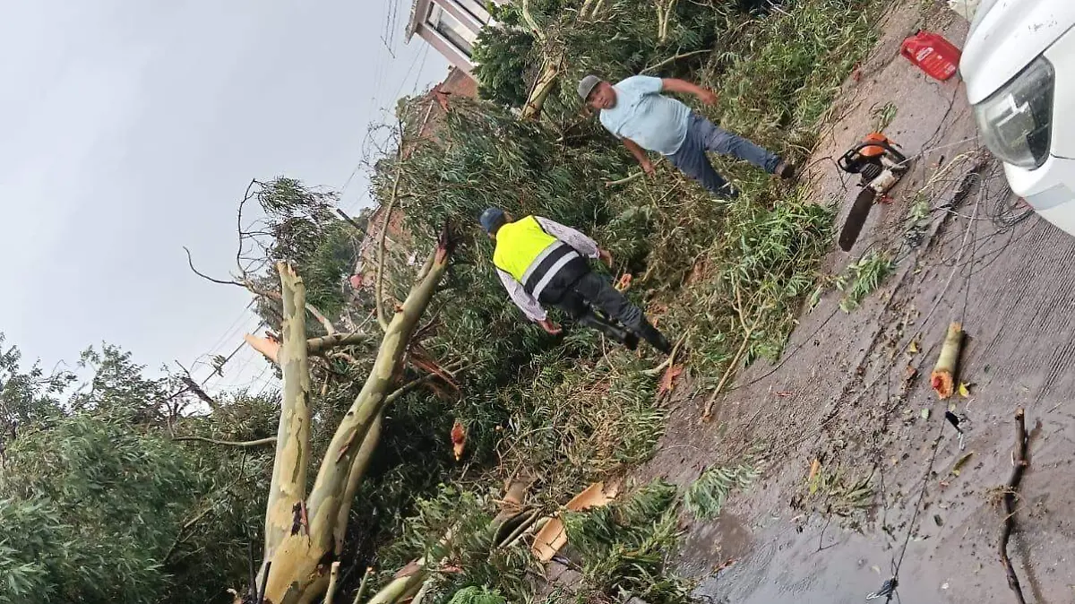Tormenta azota a la ciudad de Durango