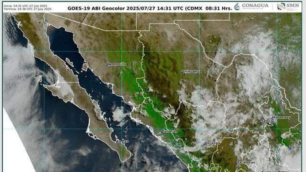 Durango iniciará semana con tormentas eléctricas