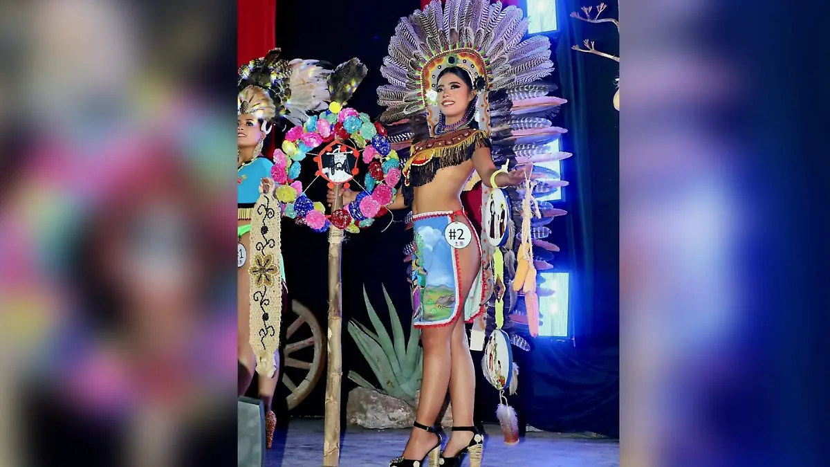 Hannia Yanin Maciel Mata obtiene el 1er lugar y su banda de traje típico