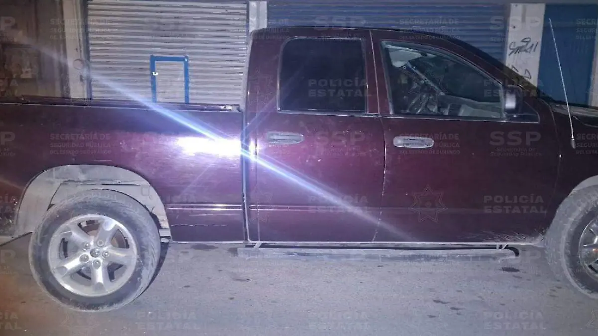 Camioneta con reporte de robo 