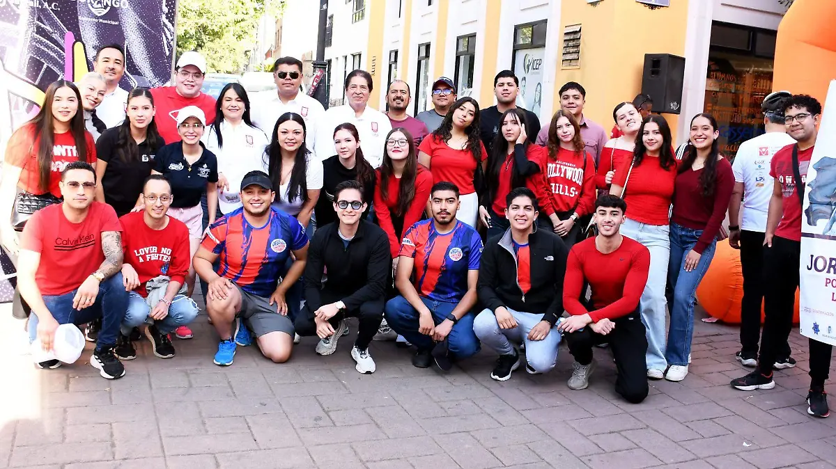 UJED presente en la Rodada Joven “Por la paz y contra las adicciones”