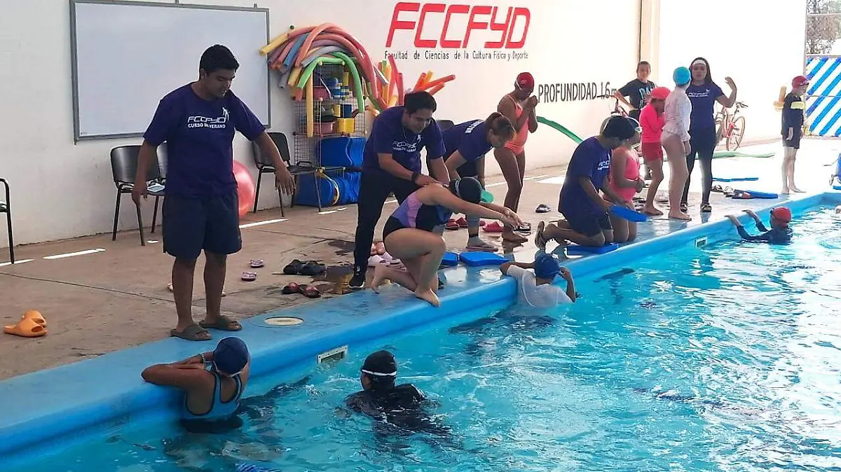 Facultad de Ciencias de la Cultura Física y Deporte de la UJED invita a sus clases de natación