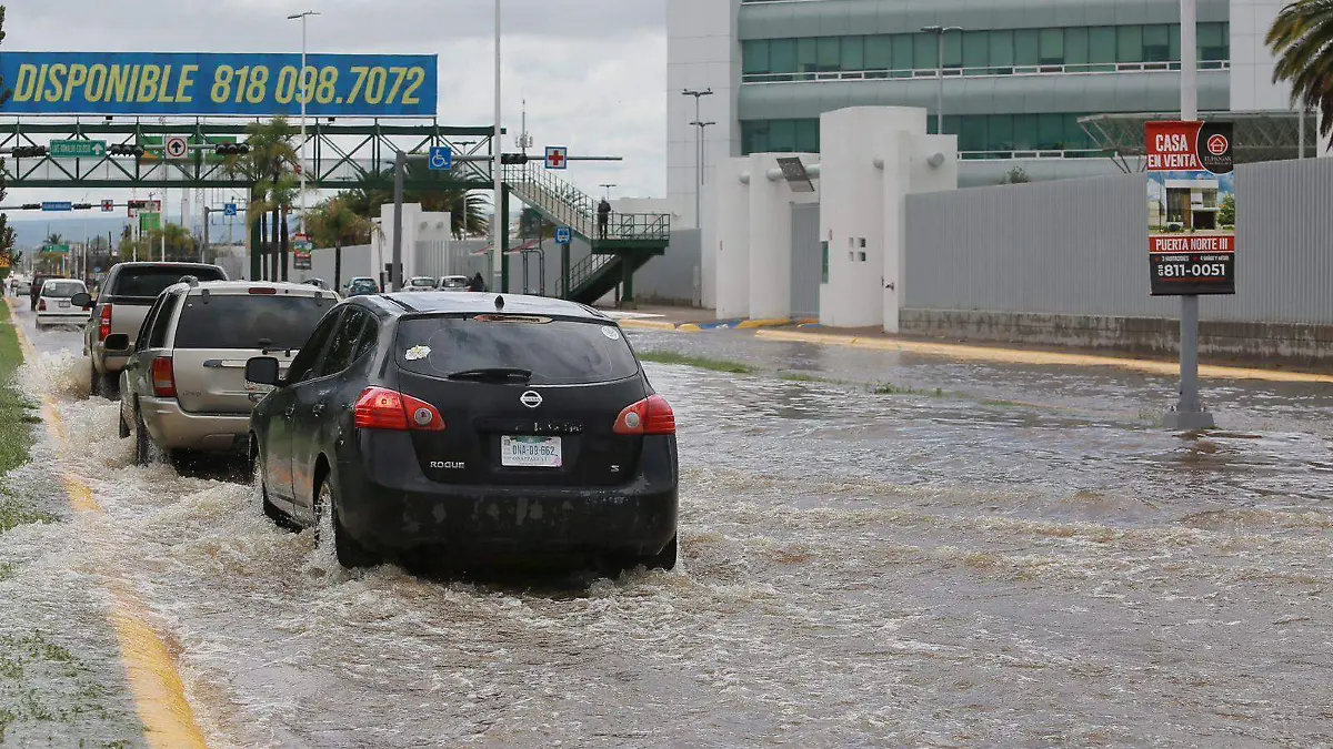 Lluvias en la ciudad de Durango 