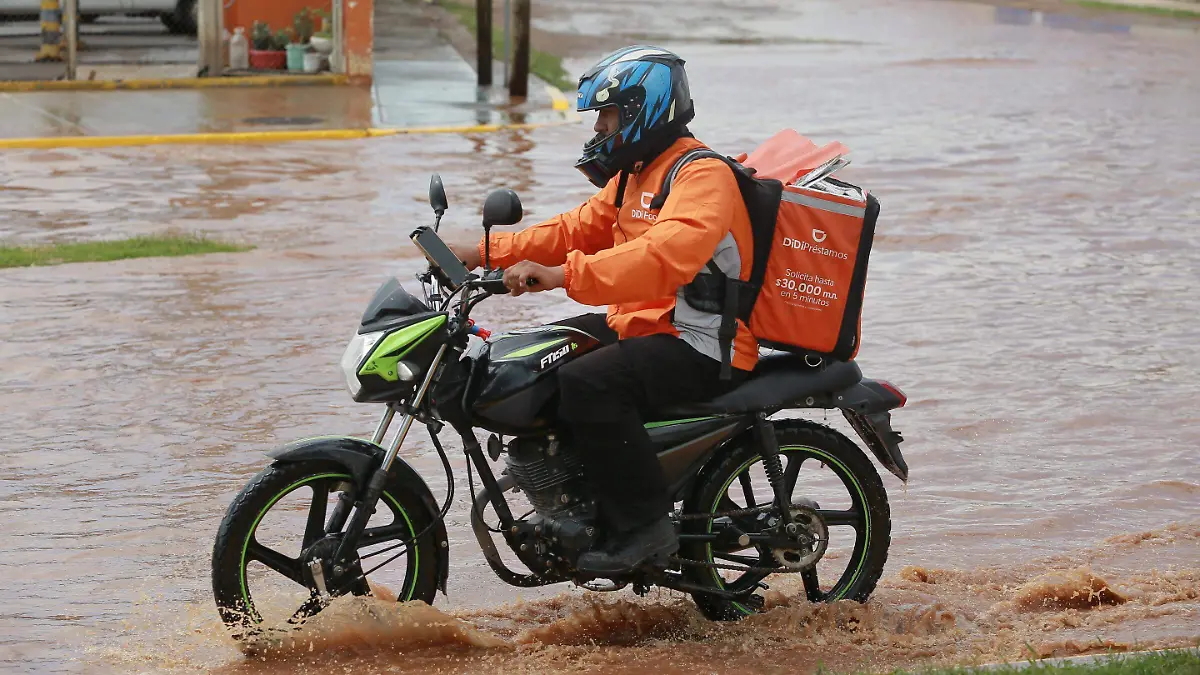 Lluvias en la ciudad de Durango 
