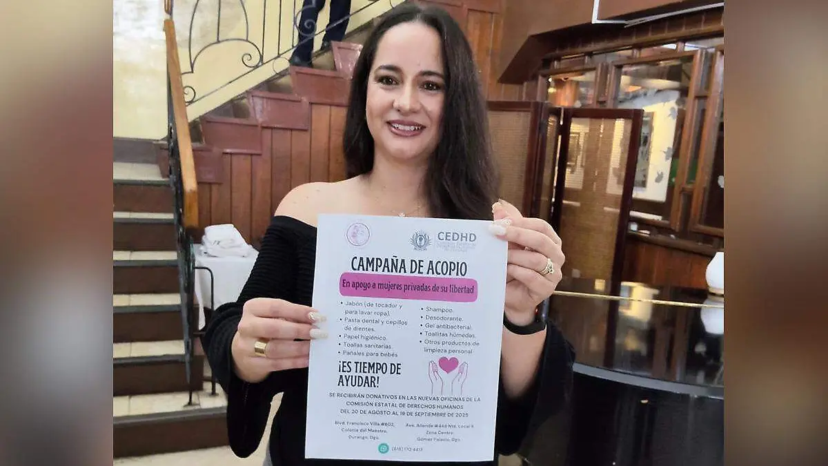 Alfa Ávila Carranza, presidenta del Colegio de Abogadas en Durango