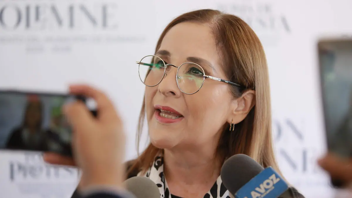 titular de la Secretaría de Recursos Naturales y Medio Ambiente (SERNyMA), Claudia Hernández Espino