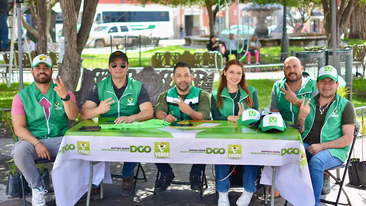 Mantiene PVEM modulo de afiliacion busca sumar a 15 mil duranguenses