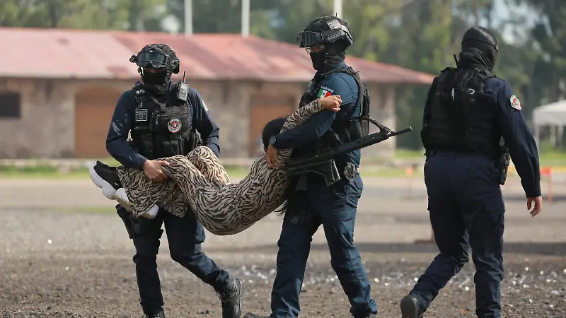 Simulacro por el día nacional de Protección Civil en Durango