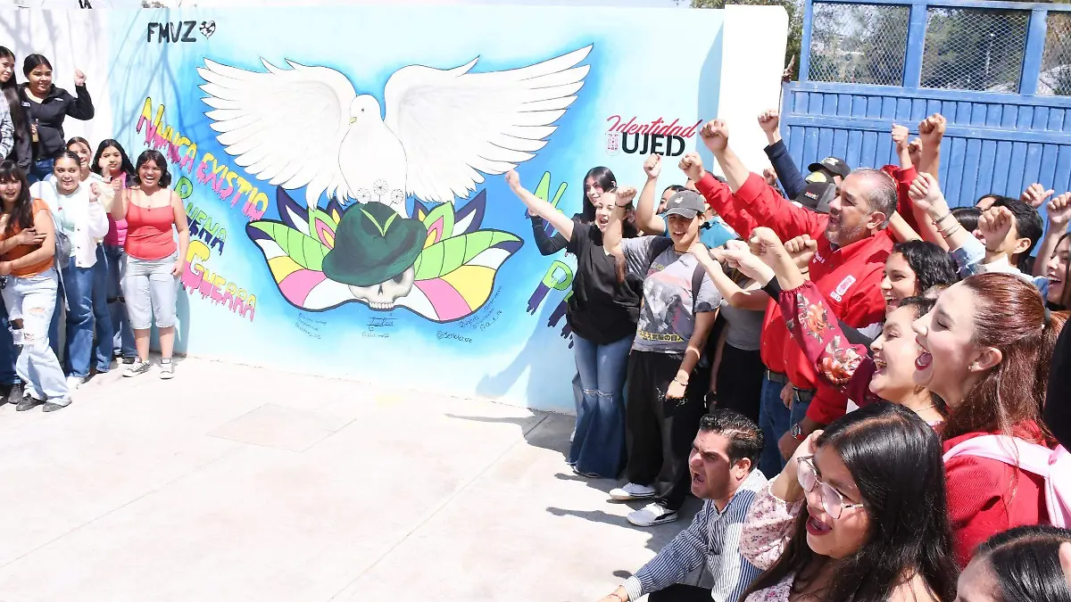 Rector de la UJED inauguró la 2.ª Jornada Nacional de Tequios y Murales “Arte que Transforma”  2