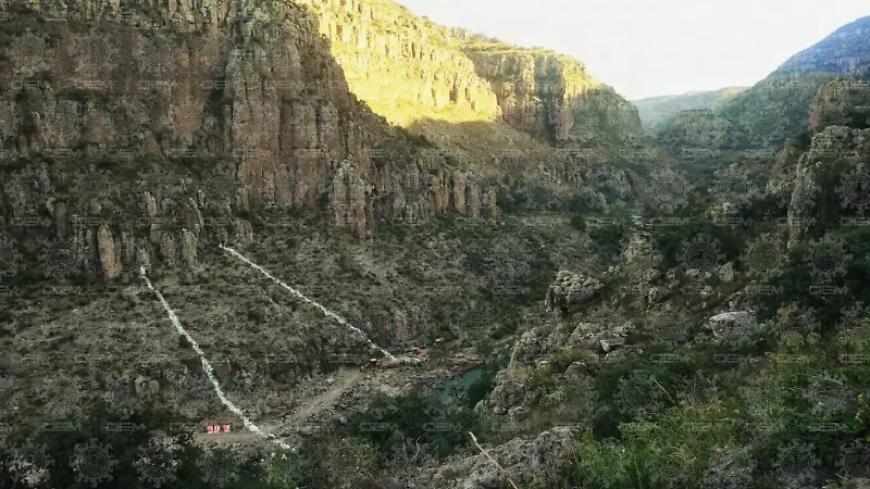 Construcción de la presa El Tunal II en Durango 