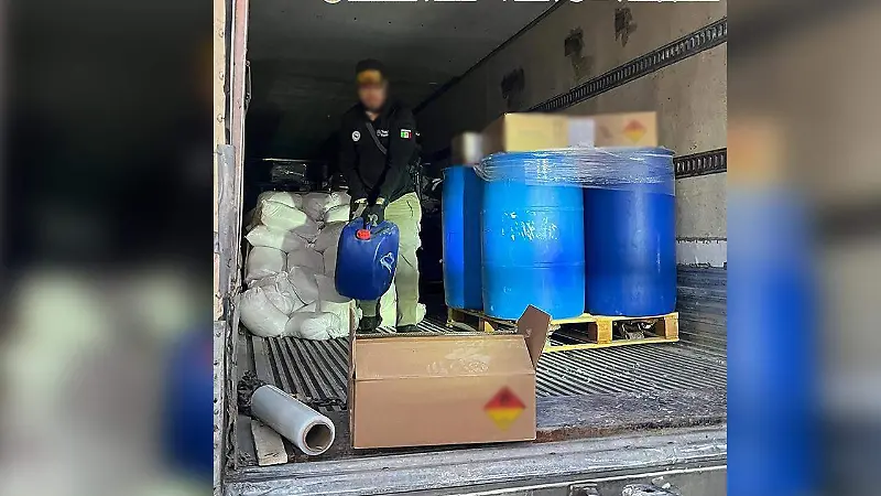 FGR asegura precursores químicos y asesta golpe millonario al narco en Durango