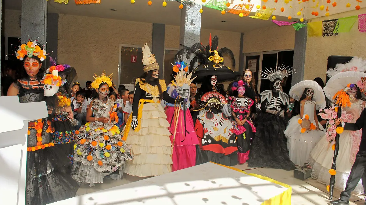 Se desarrolló en Guadalupe Victoria exitoso concurso de catrinas