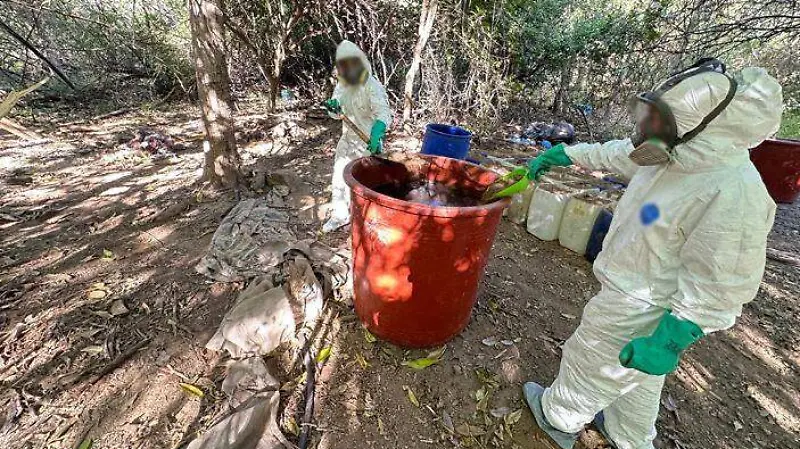 Desmantelan narcolaboratorio en Tamazula, Durango