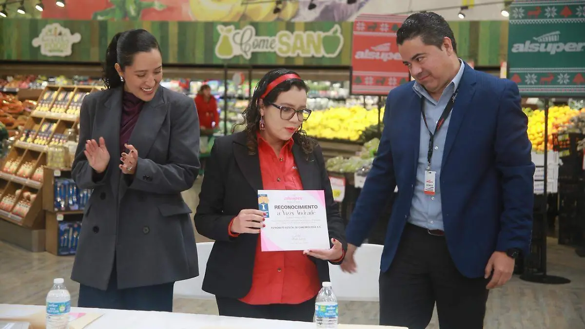 Alsuper entrega más de 394 mil pesos al Cecan de Durango 