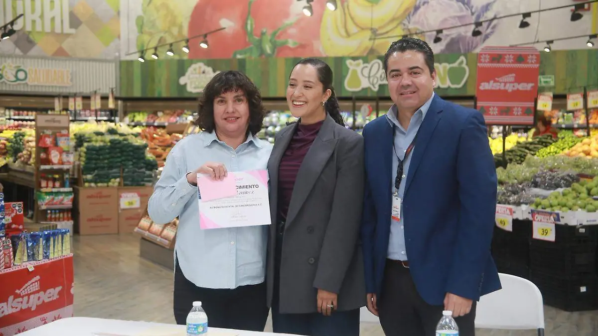 Alsuper entrega más de 394 mil pesos al Cecan de Durango 