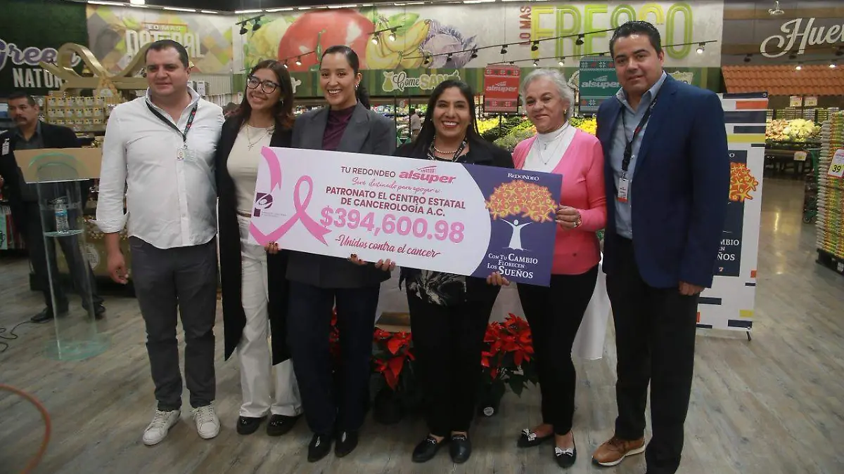  Alsuper entrega más de 394 mil pesos al Cecan de Durango 