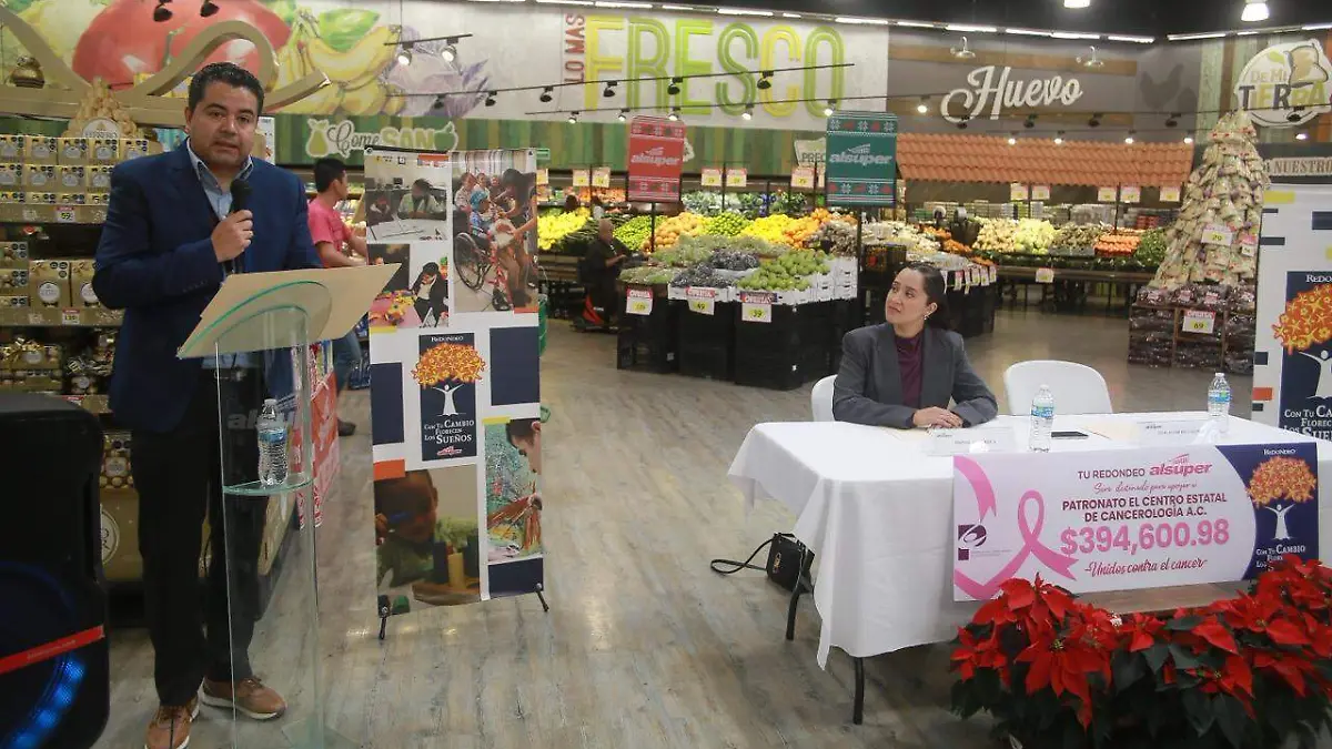 Alsuper entrega más de 394 mil pesos al Cecan de Durango 