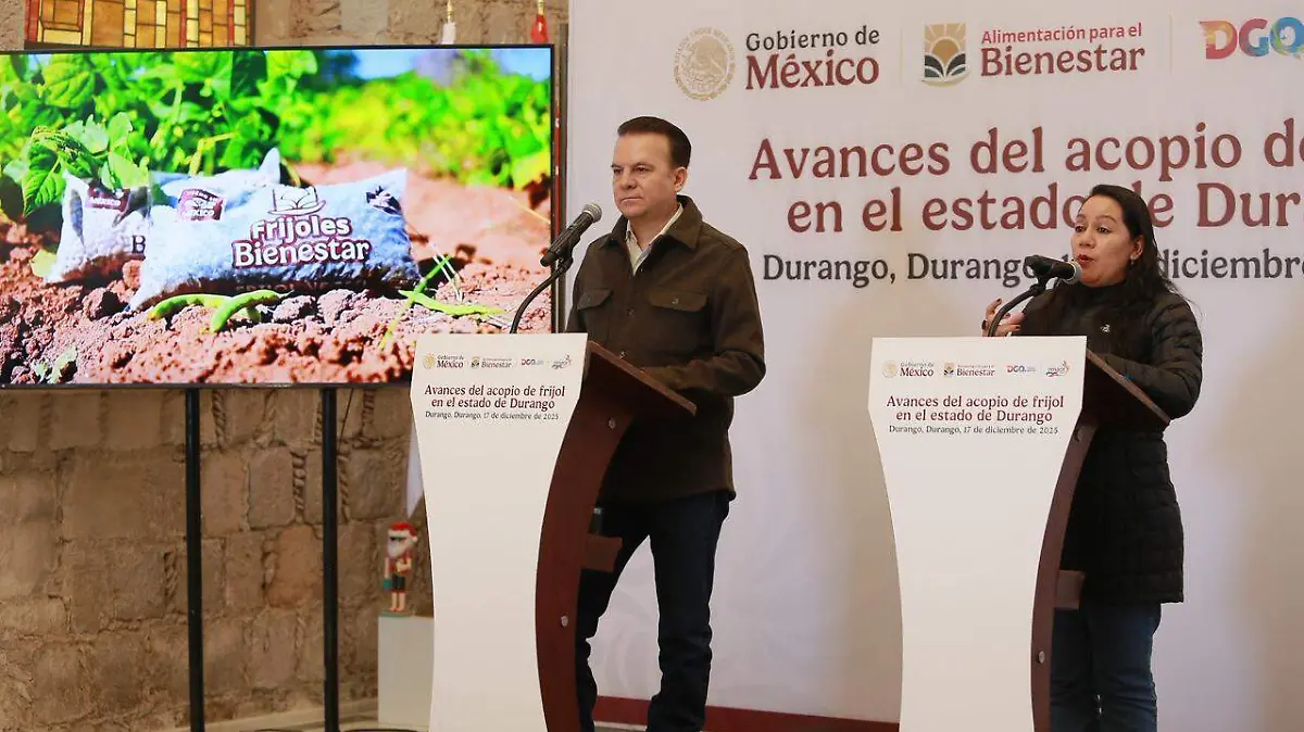 Gobierno Federal incrementa acopio de frijol en Durango