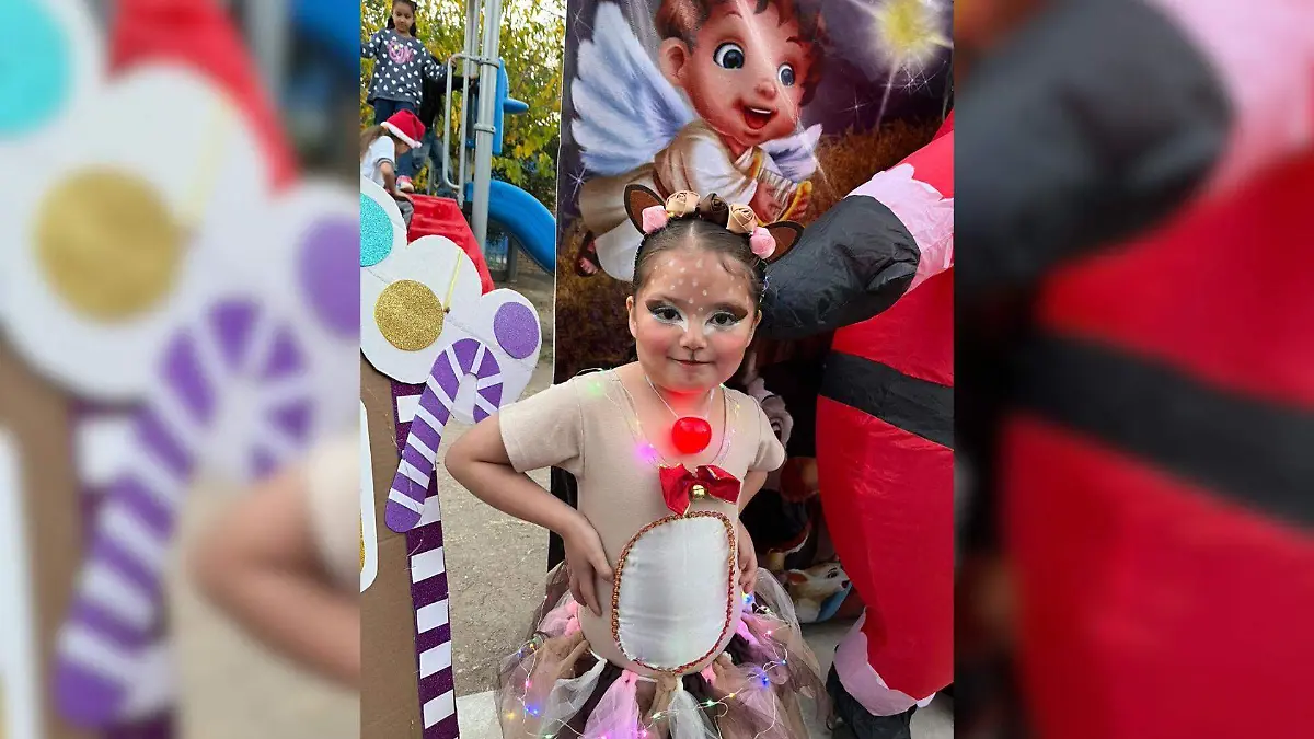 
Carmen Helena participó con entusiasmo en la pastorela