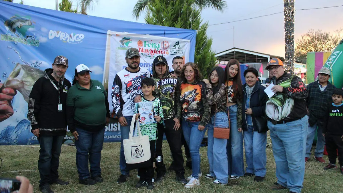 Pesca en la Feria Navideña de Durango