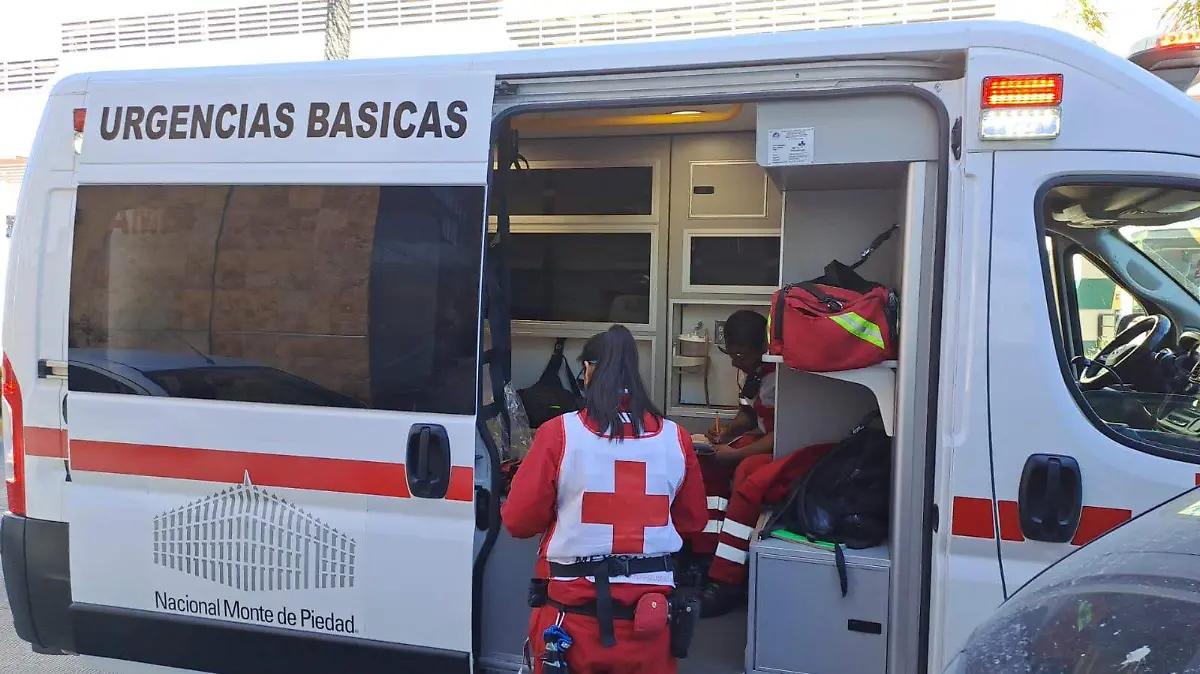 Ambulancia de la Cruz Roja en Durango