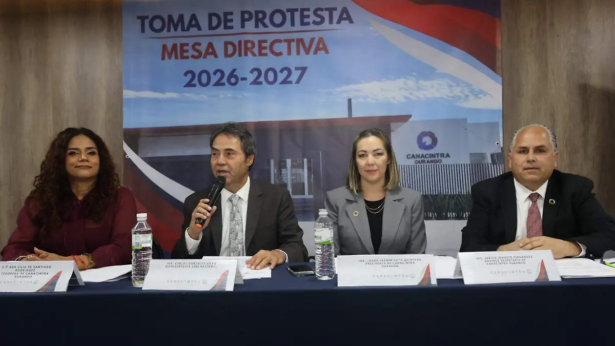 Reeligen a Joana Soto Quintero como presidenta de CANACINTRA Durango