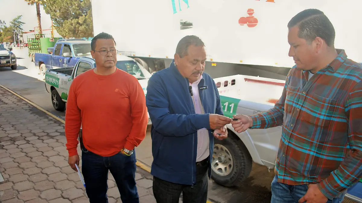 Entrega-recepción de llaves de encendido