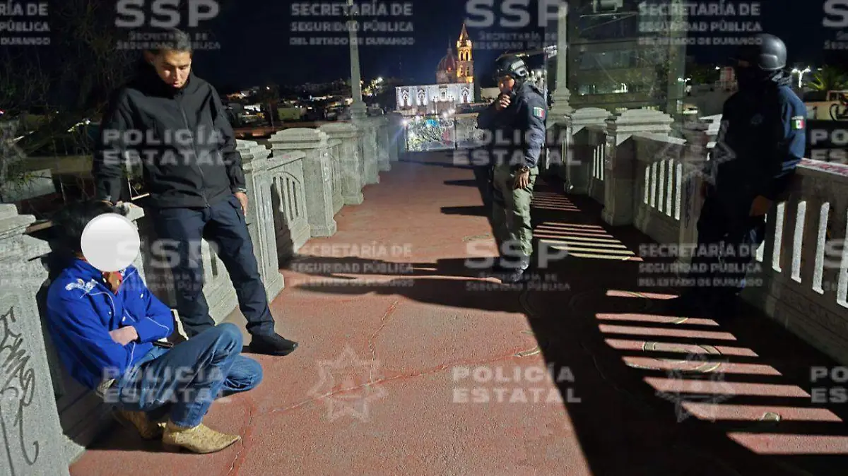 Policía Estatal evita que adolescente se autolesione en Durango