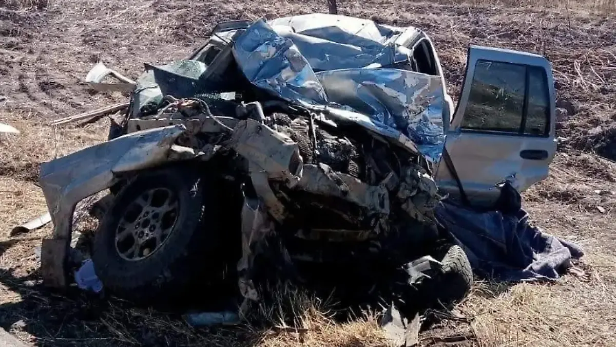 Accidente frontal