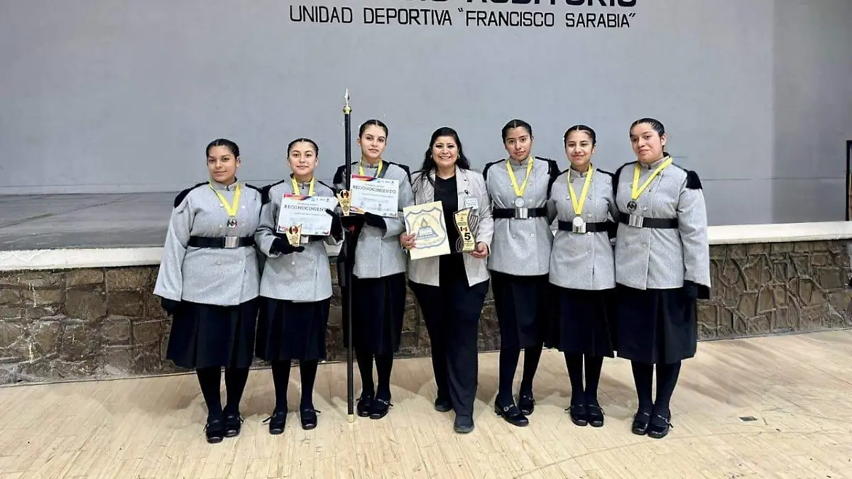 Escolta de secundaria de Nombre de Dios destaca en concurso estatal