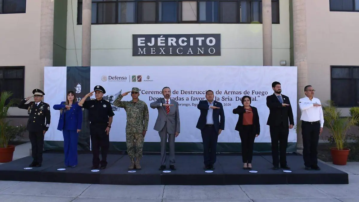 Destruyen armas decomisadas en operativos de seguridad